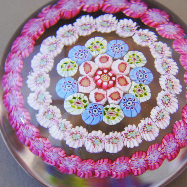 オールドバカラ「オールドバカラ：ミルフィオリ ペーパーウェイト