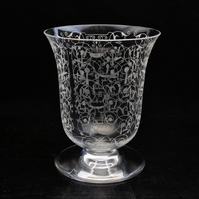 オールドバカラ「ミケランジェロ Michelangelo 花瓶 高さ12.8cm