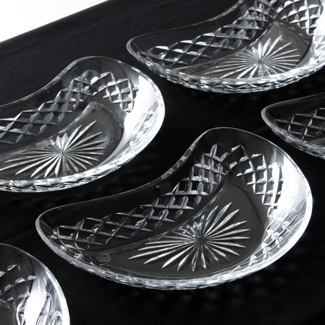 オールドバカラ「クレセント皿 6枚セット」《アンティックかとう》