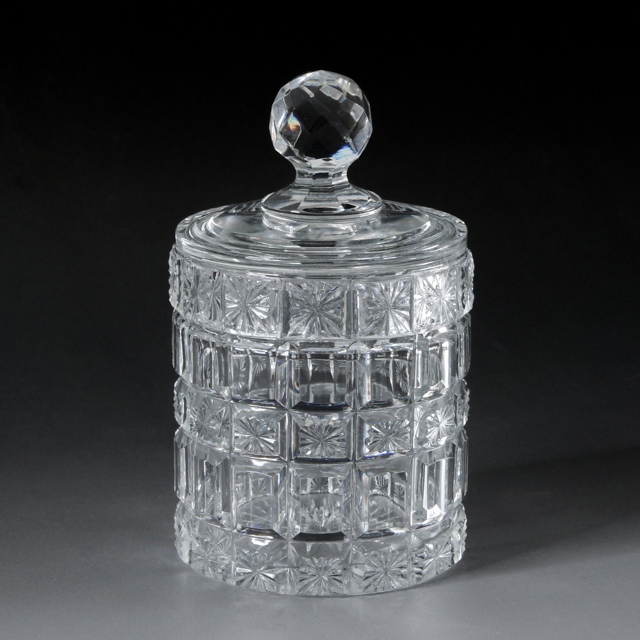 オールド・バカラ 美術館級 ジャポニスム 大型 蓋物 フロスト加工 小物