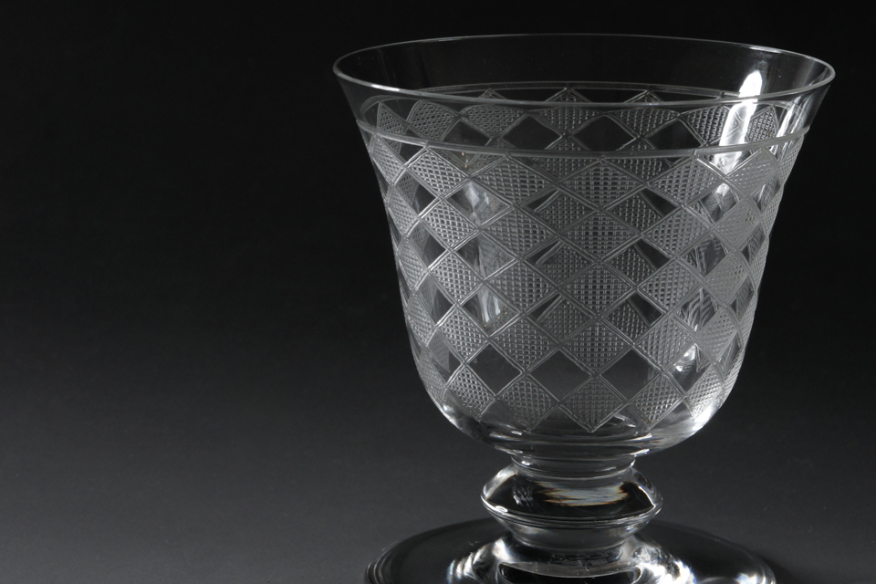 オールドバカラ「キブロン Quiberon ワイングラス（脚付）H 9