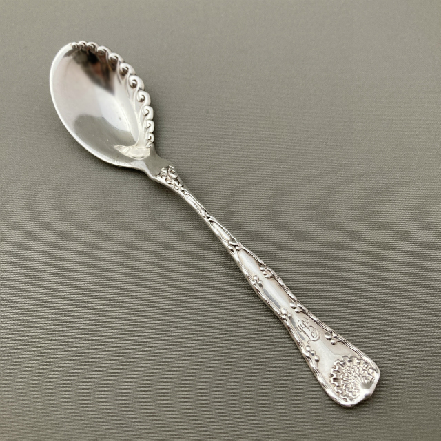 ティファニー「ソーススプーン ”Wave Edge”」《アンティックかとう》