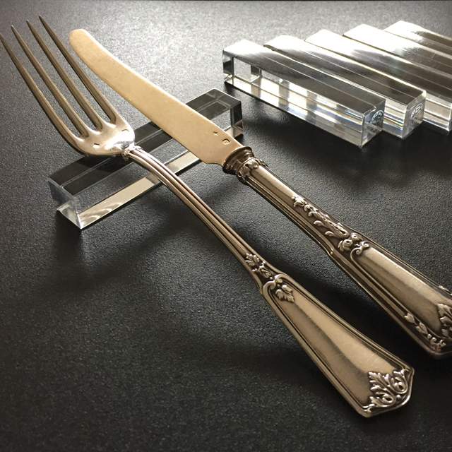 オールドバカラ「ナイフレスト 6点セット」《アンティックかとう》