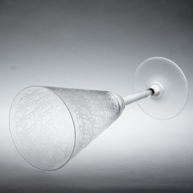 オールドバカラ「ローハン ROHAN シャンパンフルート 高さ18.7cm（容量