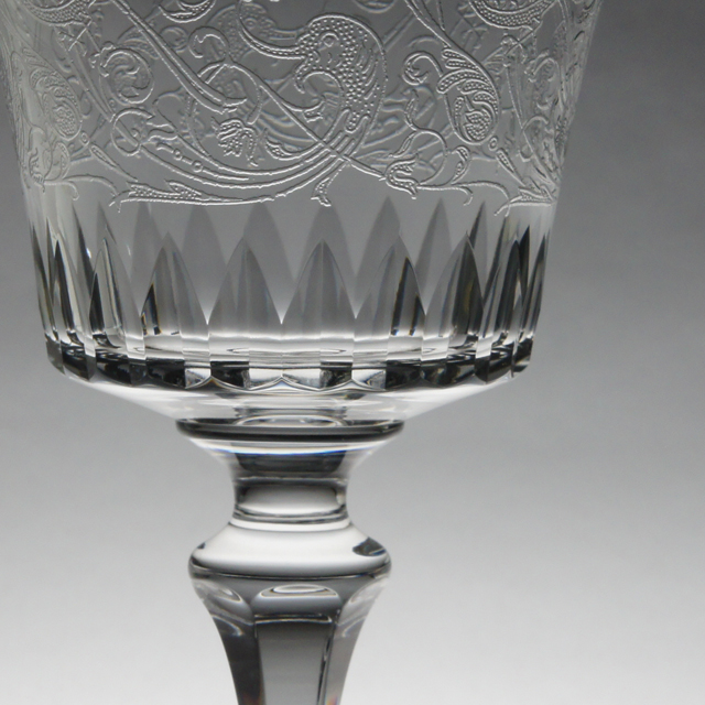 オールドバカラ「パルメ PARME ワイングラス H13.5cm（130ml