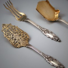 ピュイフォルカ「Emile Puiforcat サーバー4点セット」《アンティック