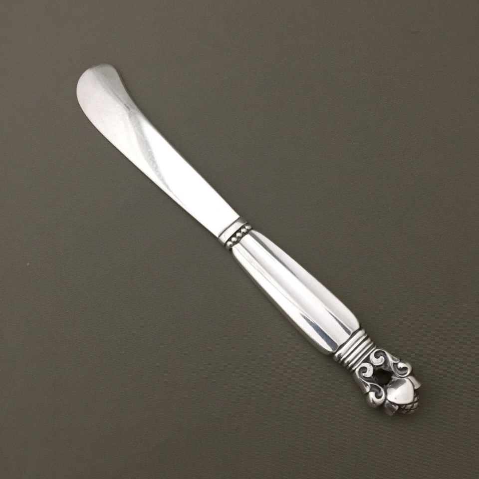 ジョージ・ジェンセン「“Acorn” バターナイフ 長さ15cm
