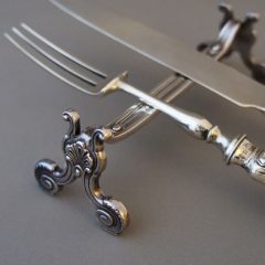 クリストフル「ナイフレスト箱入12本セット」《アンティックかとう》