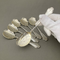 フランス「アイスクリームスプーン6本組」《アンティックかとう》