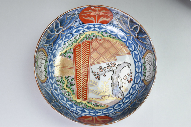 古伊万里 色絵 染錦 大膾皿 俊寛鉢 5客（内1客難あり） - 生活骨董と