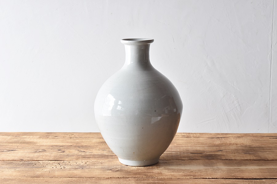 古伊万里 白磁 大徳利 - 生活骨董と古布のアンティークショップ