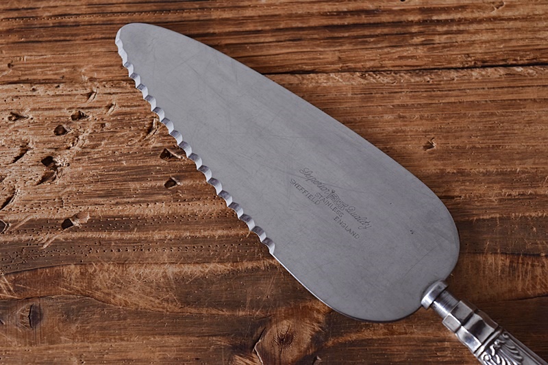 イギリス シルバープレート シェフィールド サーバー アンティーク