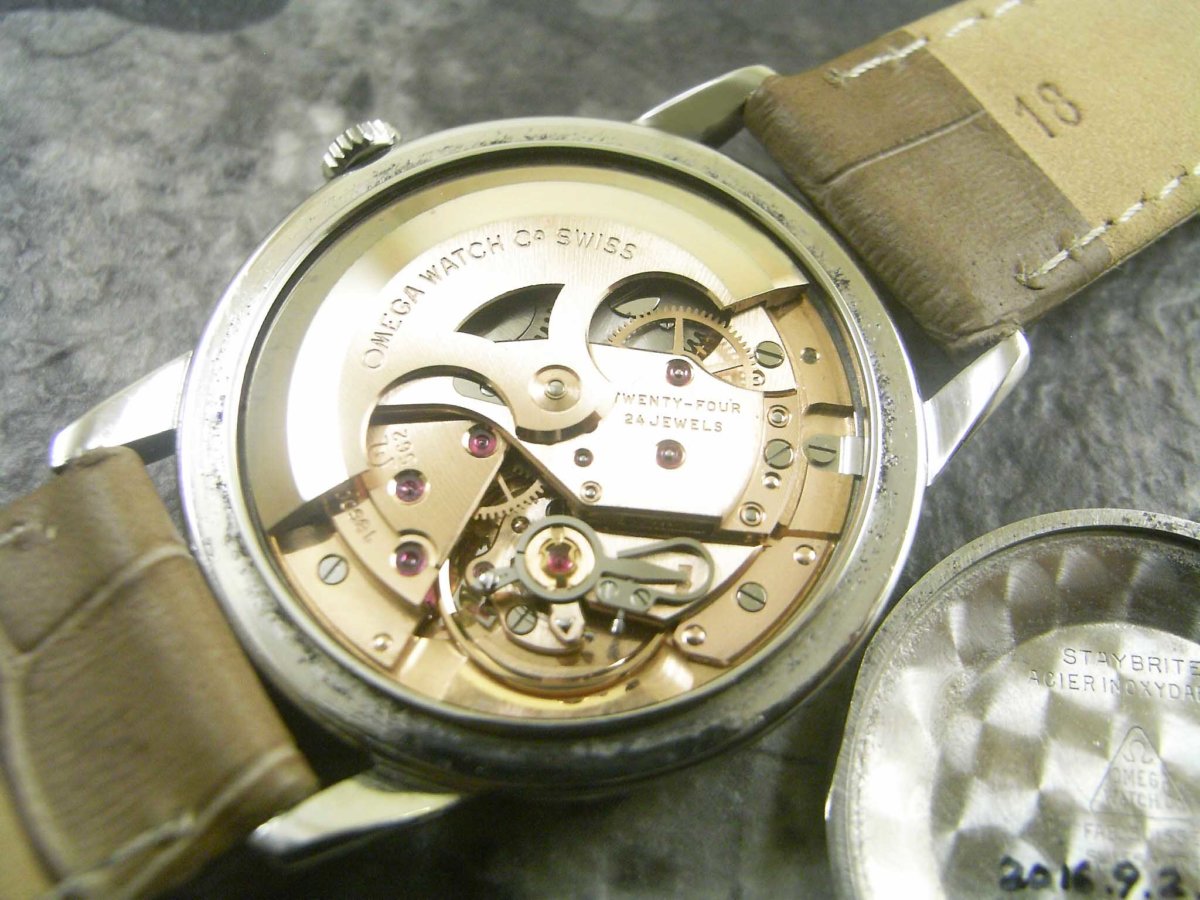 オメガ OMEGA クロスライン ジュネーブ/Geneve 希少ロゴ シルバー