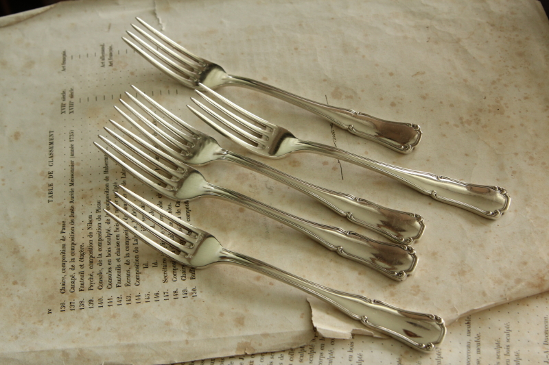 アンティークエルキュイ シルバーカトラリー テーブルナイフ＆フォーク