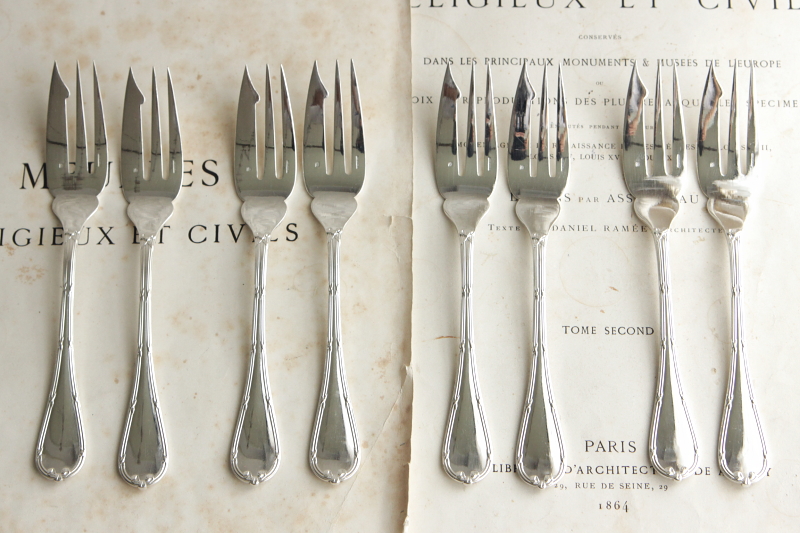 アンティーククリストフル リュバン christofle rubans フィッシュ