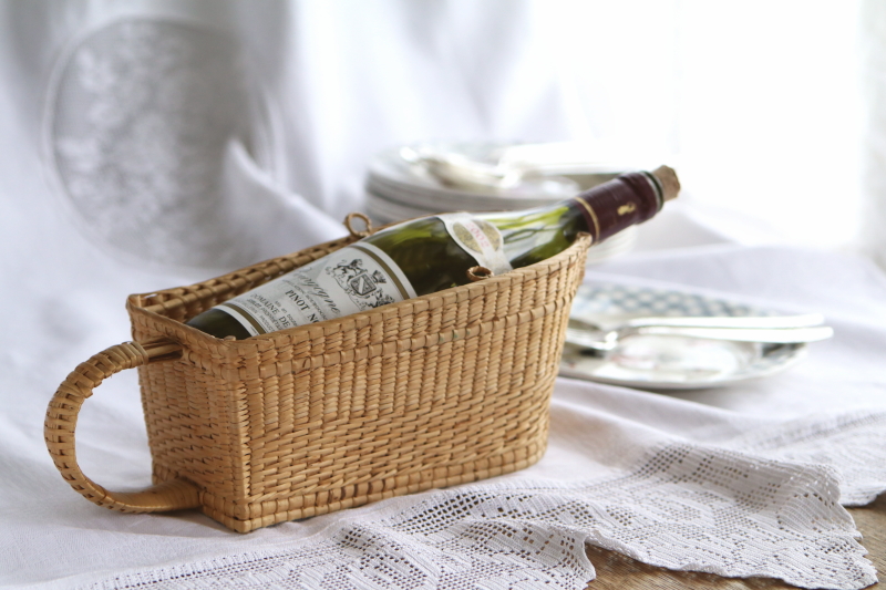 アンティークワインパニエ バスケット フランス アンティークス