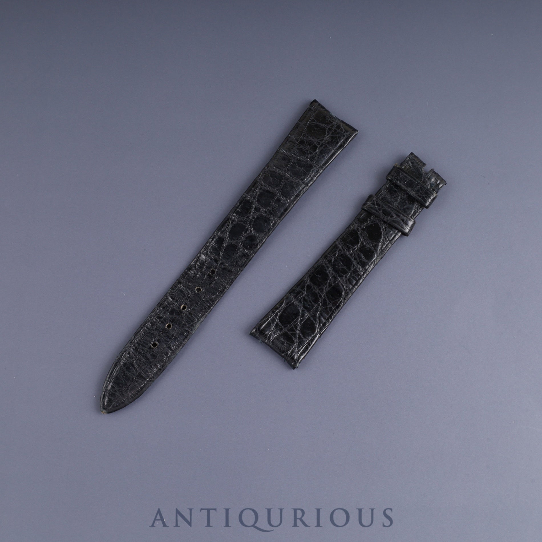 ピアジェ ラウンド 90239 手巻き Cal.9P2 750WG 革 純正尾錠（750WG