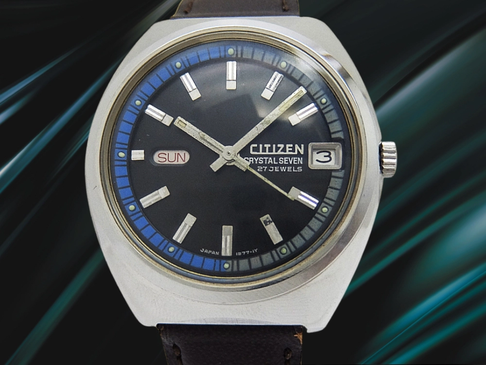 JA-3330| シチズン クリスタルセブン 27石 Ref.ACSS 2932-Y SS トノー