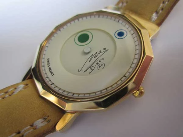 HA-6460| ディエゴマラドーナ サイン入り クオーツ ミステリーダイヤル