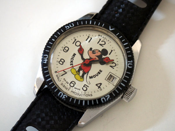 ブラッドレイ ミッキーマウス ダイバーズウォッチ ディズニー BRADLEY