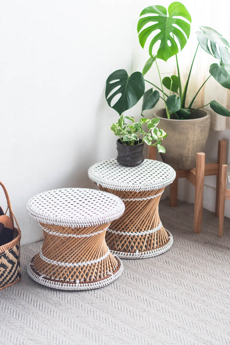 amuco バンブーロースツール｜低く軽やかな竹のスツール・タイ買い付け