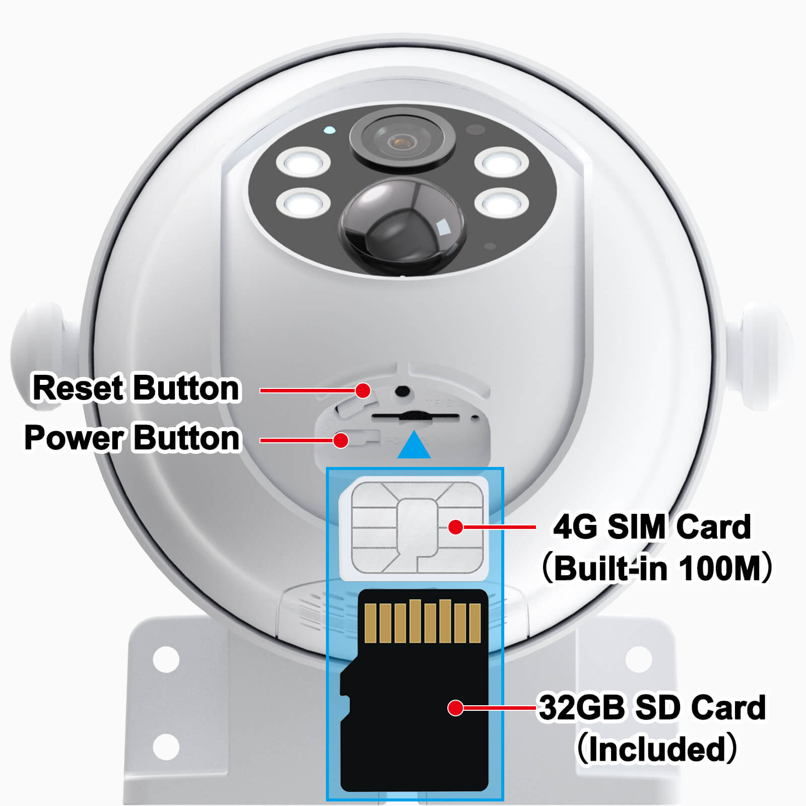 2K Solar Battery Security Camera | No WiFi Needed! – ANRAN