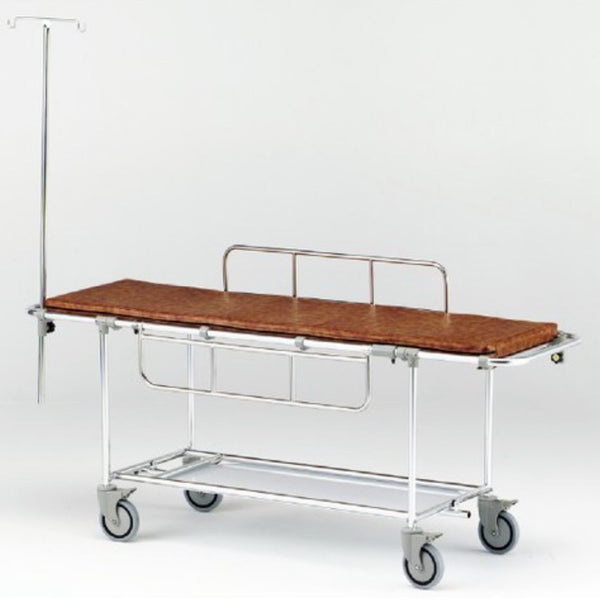 AL-D 軽量ストレッチャー。四輪ダブルロックタイプ・担架固定式・高さ