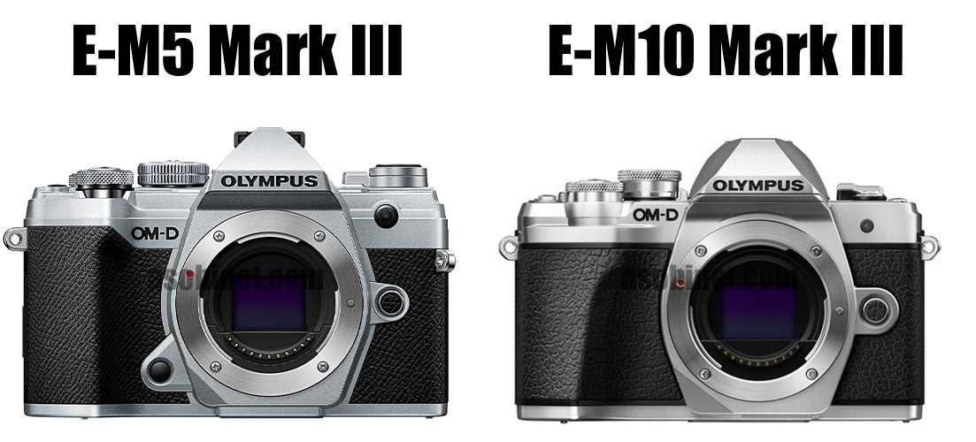 オリンパス「OM-D E-M5 Mark III」と「OM-D E-M10 Mark III」の外観