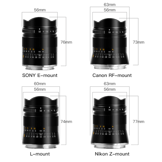 銘匠光学「TTArtisan 21mm F1.5 ASPH」の国内取り扱い開始 - とるなら