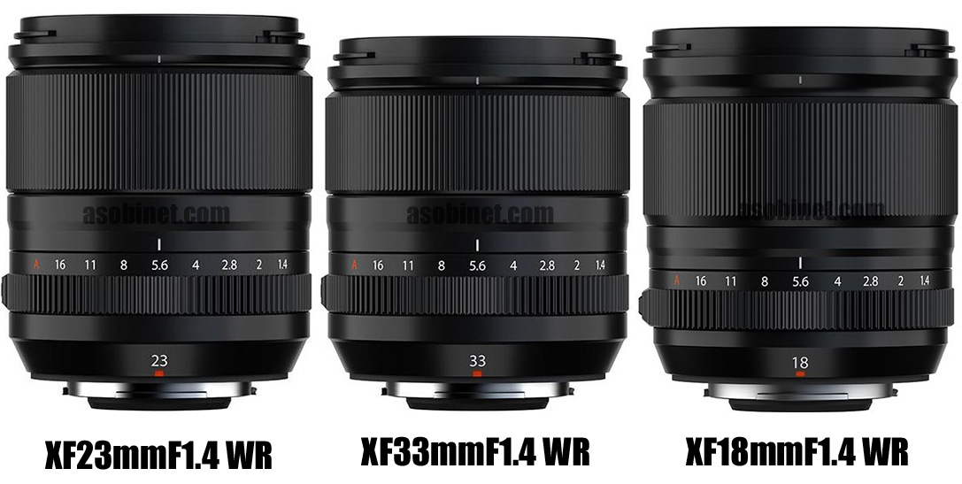 富士フイルム「XF33mmF1.4 WR」「XF23mmF1.4 WR」「XF150-600mm」など