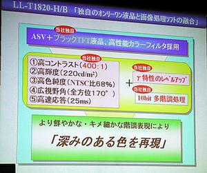 ASCII.jp：シャープ、広視野角・高画質の18.1型SXGA液晶ディスプレー発表