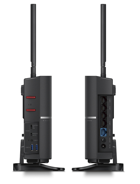 ASCII.jp：大型可動アンテナ搭載11ac 4×4対応Wi-Fiルーター