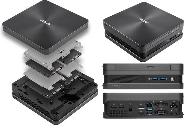 ASCII.jp：光学ドライブも搭載するコンパクトPC「ASUS VivoMini VC 65」