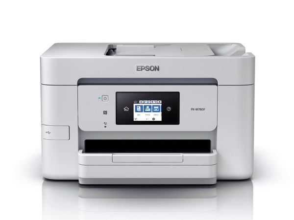 エプソン、タッチパネル搭載の省スペースインクジェットプリンター発表