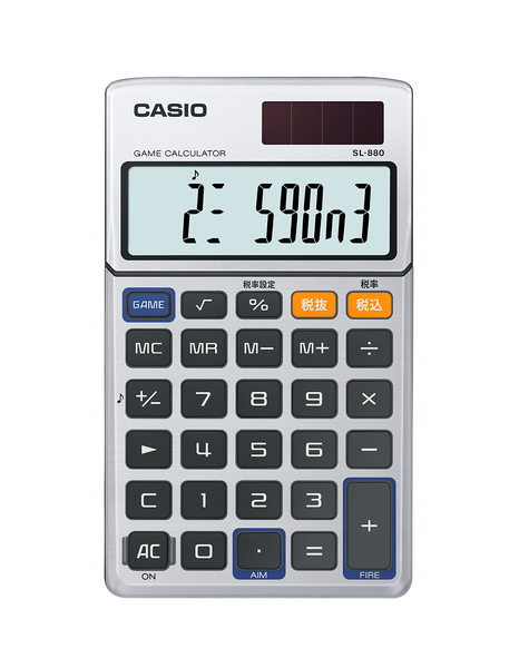 ASCII.jp：CASIOゲーム電卓が復活 1980年代に一世を風靡