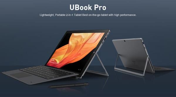 12.3型のフルHD液晶2in1タブレットPC「UBook Pro」がCHUWIから - 週刊