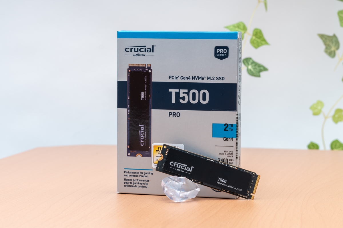 PCIe 4.0対応SSDでは理論上最速クラス！Crucial T500をPC自作環境で