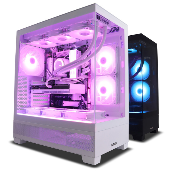 ASCII.jp：白ケースには白、黒ケースには黒いパーツを搭載したゲーミングPC