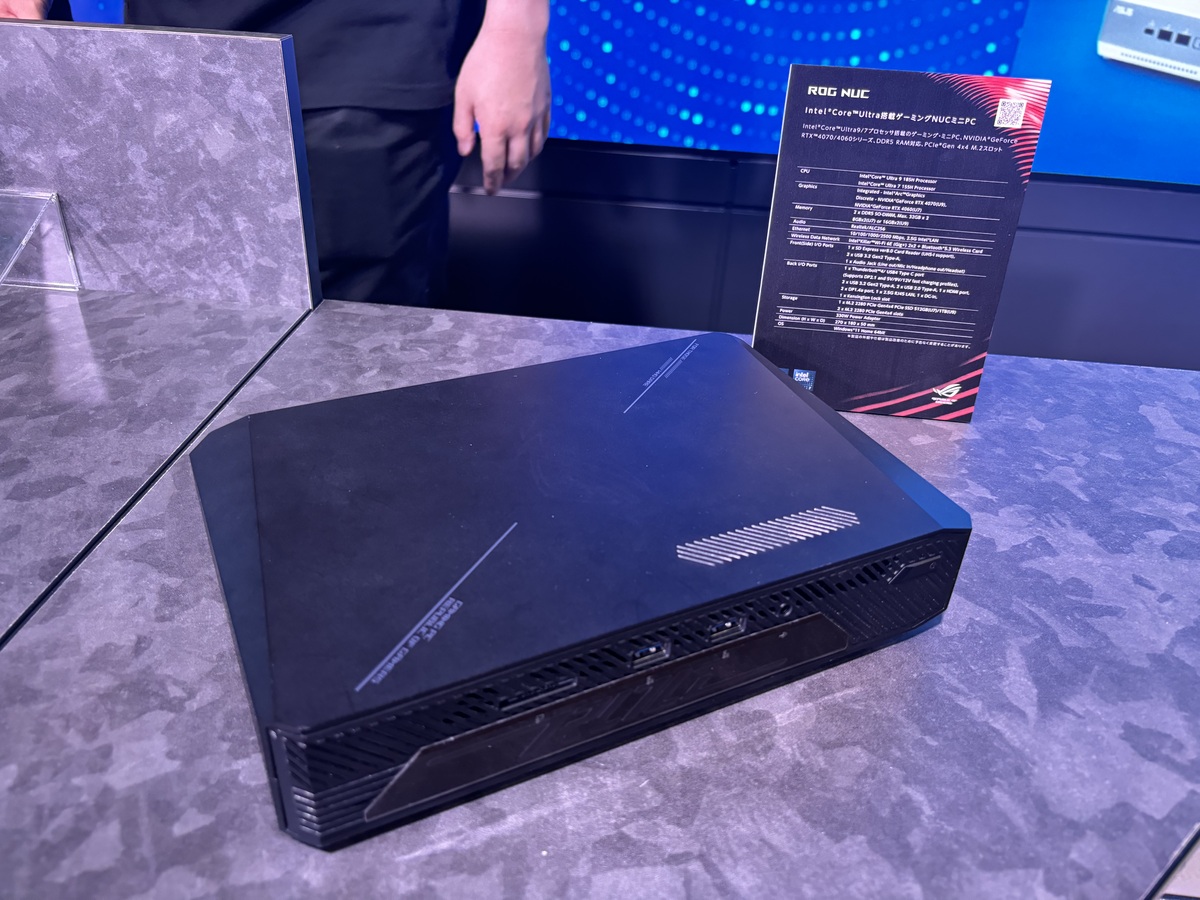 ASCII.jp：Core Ultra 9とGeforce RTX 4070を備えたNUCが登場！ASUS