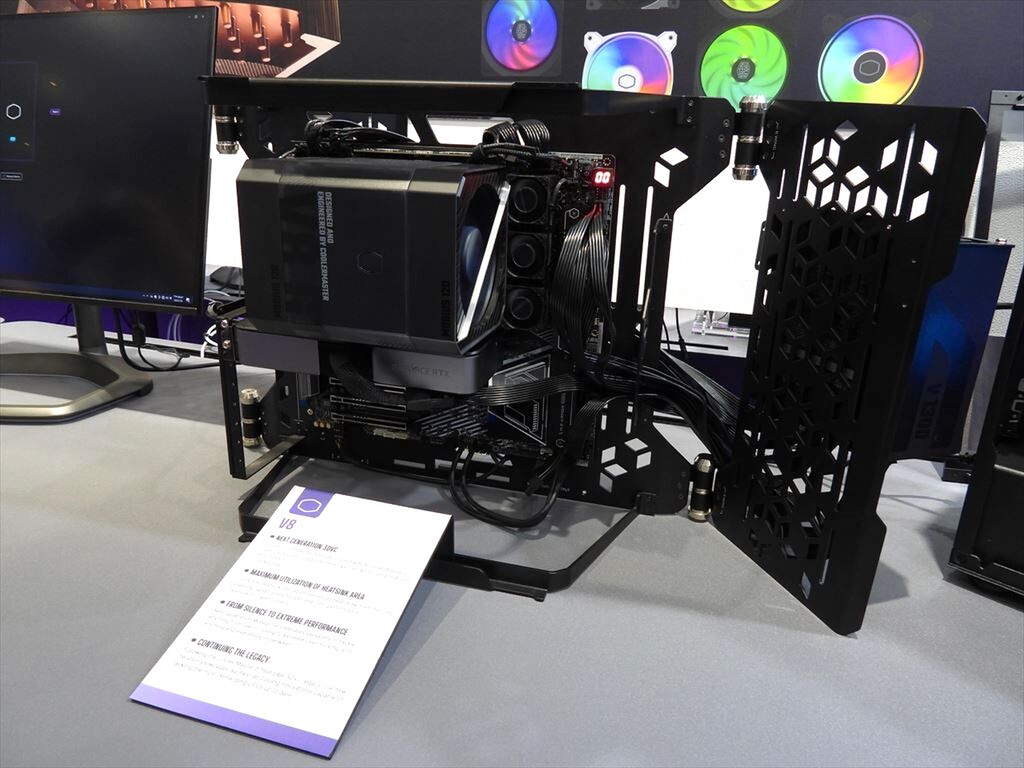 TDPは最大670W！ Cooler Masterに展示されていたエンジン風空冷CPU