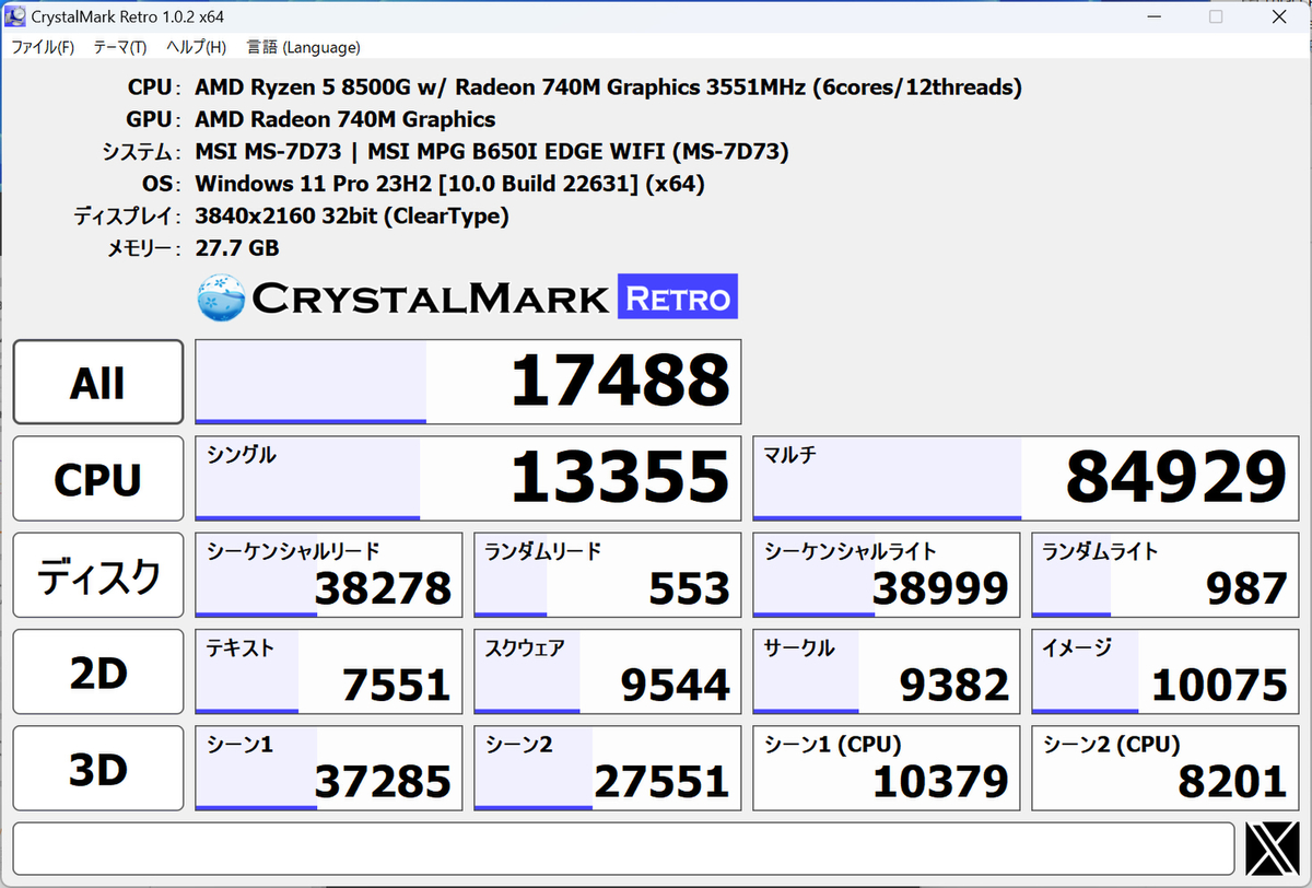 意外と良いかも！ ビデオ内蔵8000Gシリーズ最下位「Ryzen 5 8500G」の