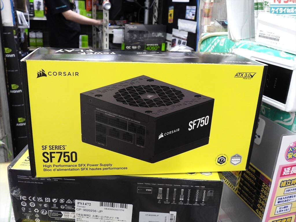 80PLUS PLATINUでフルモジュラー仕様のSFX電源ユニットがCORSAIRから