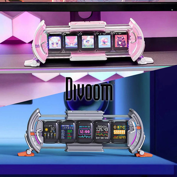 ASCII.jp：お好みのピクセルアートを表示! 「Divoom Times Gate 置き時計」