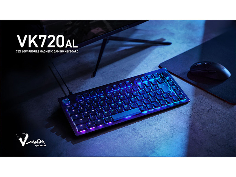 ASCII.jp：エレコムが「VK720AL」75％サイズキーボードを発表