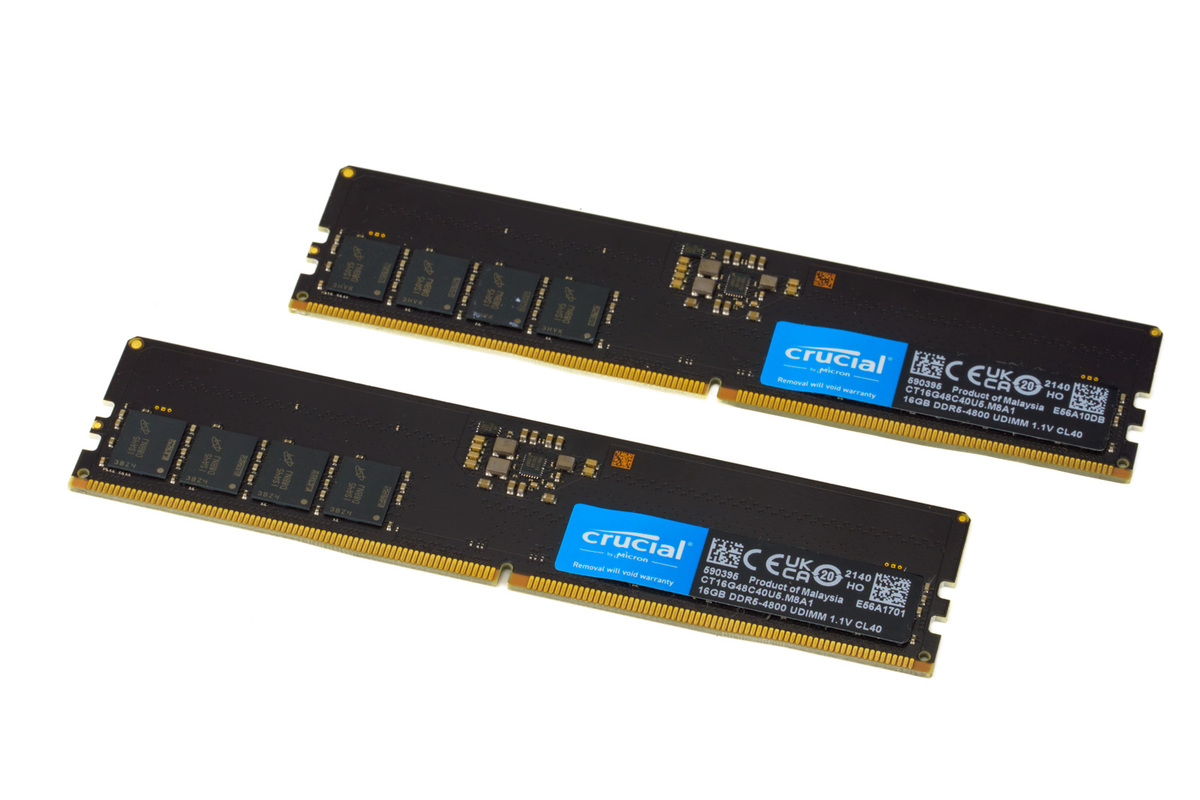 XMP 3.0に対応した「Crucial Pro DDR5-6400」が抜群の安定感だった