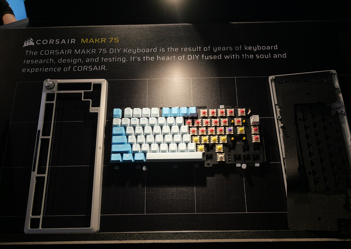 これは気になる！ CORSAIRからまさかのDIYキーボードが登場、自分好み