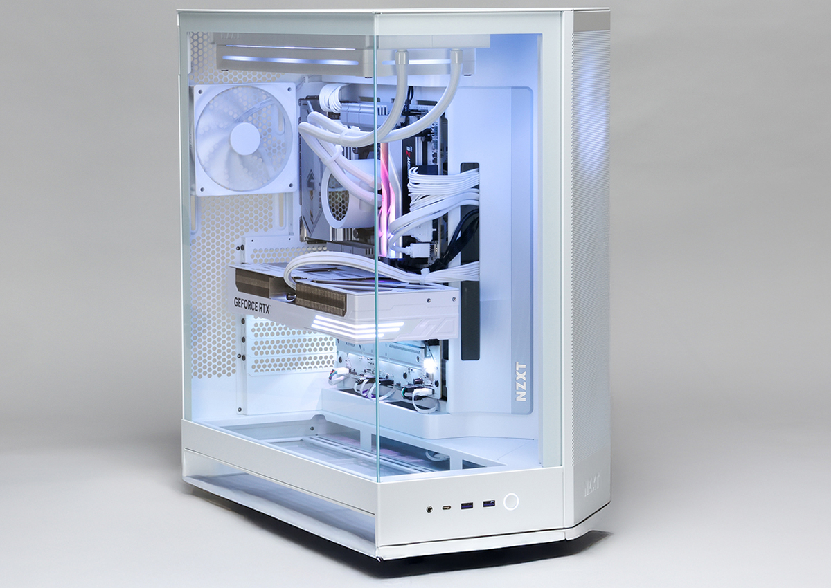 ASCII.jp：NZXTの新ピラーケース採用、白で統一しCPUクーラーはLCD液晶