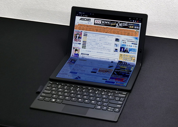 ASCII.jp：ThinkPad X1 Fold 実機レビュー = 未来のモバイルPCはこう
