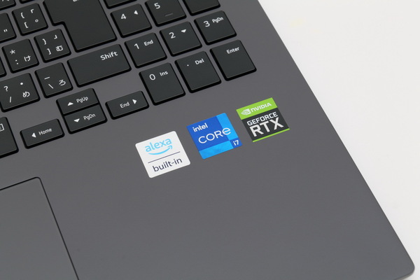 ASCII.jp：「LG gram 16」実機レビュー = RTX内蔵なのに1.2キロで25