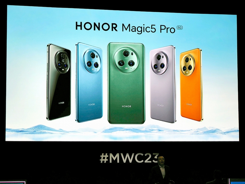 HONORがトリプル5000万画素カメラの「HONOR Magic5 Pro」などを発表